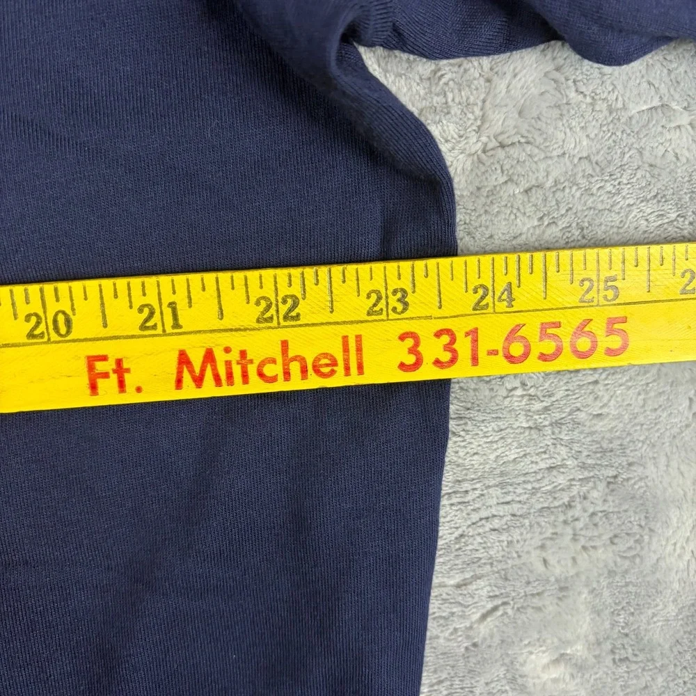 Polo Ralph Lauren Supreme Comfort Hoodie XL Navy Blue Long Sleeve Cotton T-Shirt
